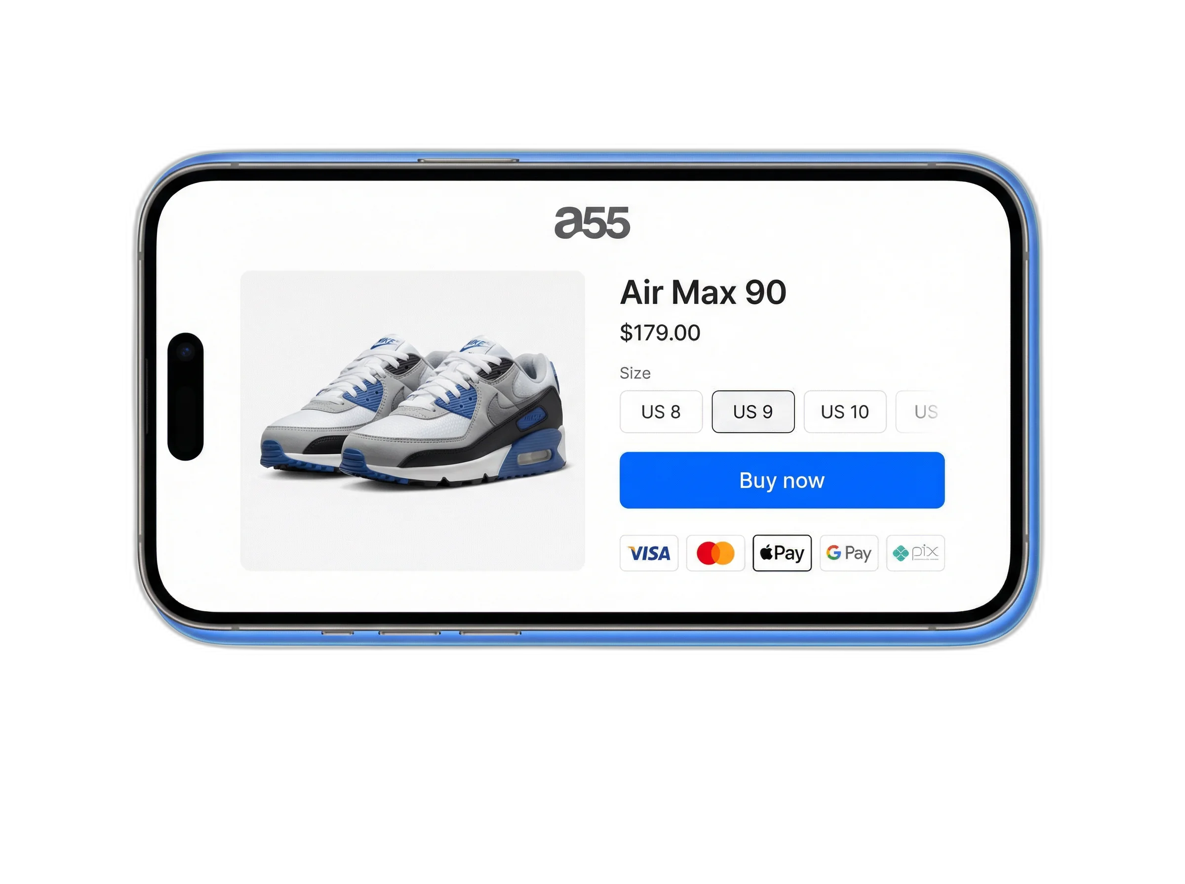 a55 ecommerce checkout